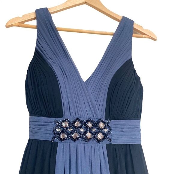 Black Tie Oleg Cassini Vintage Silk Gown Size 6 - Picture 7 of 7